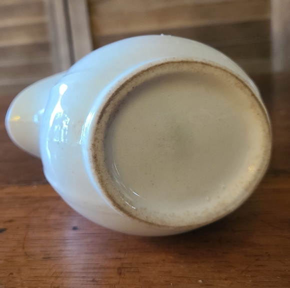 Ironstone Pitcher 19th Century White Ceramic Antique - Picture 3 of 6